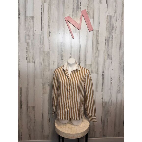 Stripped blouse size medium - Picture 1 of 6